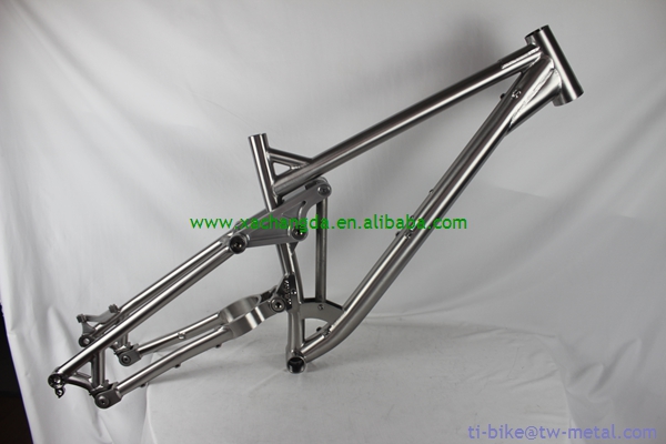 titanium soft tail bike frame