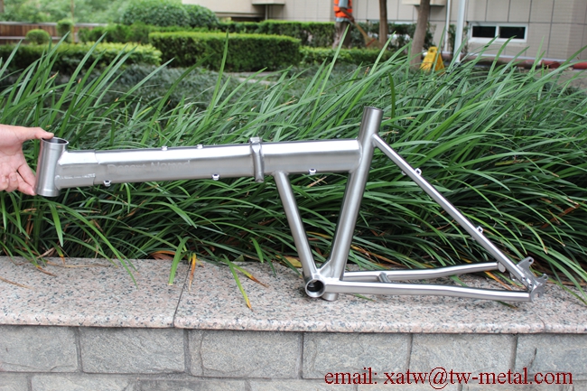Ti folding bike frame01