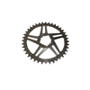 China made titanium oval shaped chain ring in 40T custom