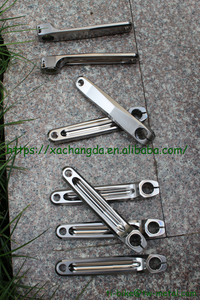 Titanium pinion bicycle cranks in storaged 170mm and 175mm length