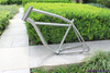 XACD factory titanium cruiser bicycle frame with thru axle dropouts