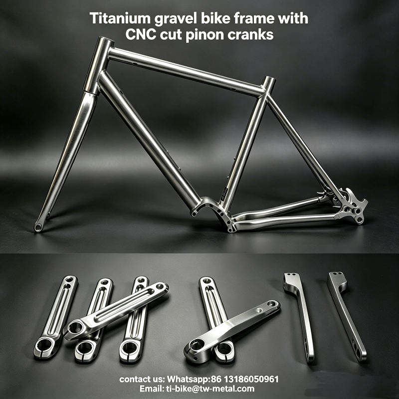 XACD recently made titanium Pinon gear frame and CNC cut cranks