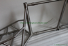 Bicycle Cargo Frame with Couplers And Sliding Dropouts with Heavy Load Rack