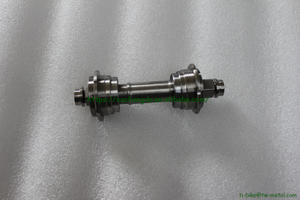 Ti axle BB parts for tapered squared or ISIS types in 108mm length 