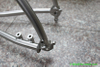 New designed titanium Cyclocross bike frame with breakaway and couple design