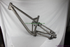 Custom Titanium Suspension Bicycle Frame with Thru Axle Dropouts