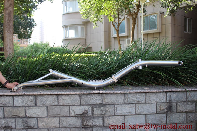 Ti recumbent frameset01
