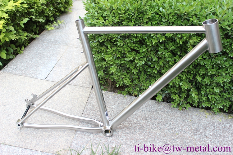Titanium Triathlon Bike Frame with IS Brake