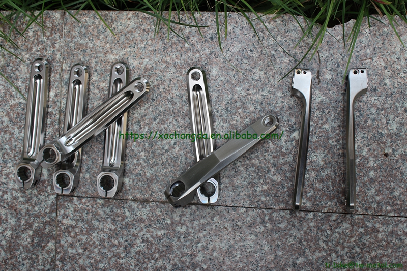 Titanium pinion bicycle cranks in storaged 170mm and 175mm length