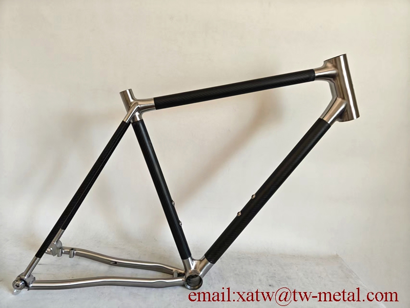 Ti & carbon bike frame11