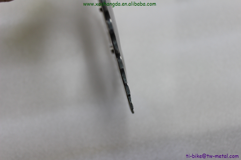 Custom Titanium Chain Ring 4x110 BCD