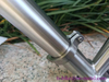 Titanium road bike frame with couplers 