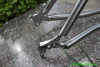 Custom titanium G510 Bafang gear box MTB bike frame