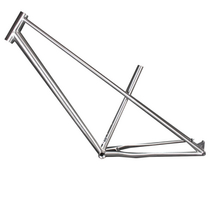XACD made titnaium MTB bike frame with double top tubes
