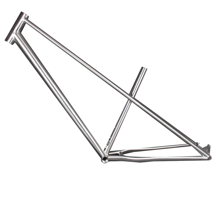 XACD made titnaium MTB bike frame with double top tubes