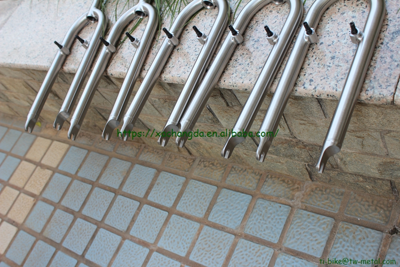 Titanium MTB Bike Fork with 30 Offset