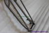 titanium truss fork with 180mm disc brake and 110MM axle design
