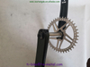 ISIS cranks in alu and axle plus chain ring in titanium alloy