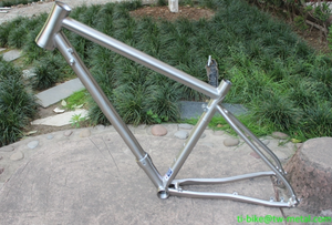 Titanium MTB Bike Frame with 29 Or 26 Inch Tire