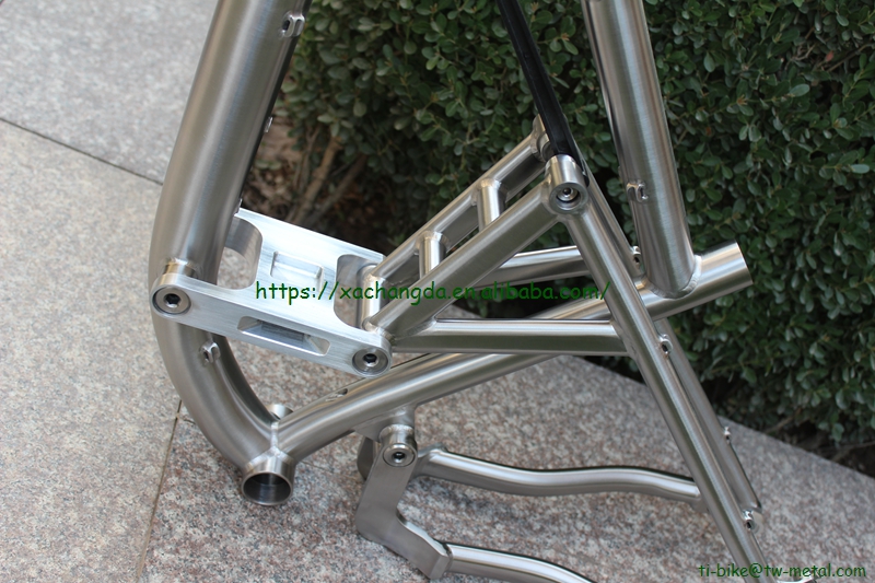 XACD Made Titanium Suspension Bike Frame 