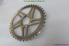 China made titanium oval shaped chain ring in 40T custom