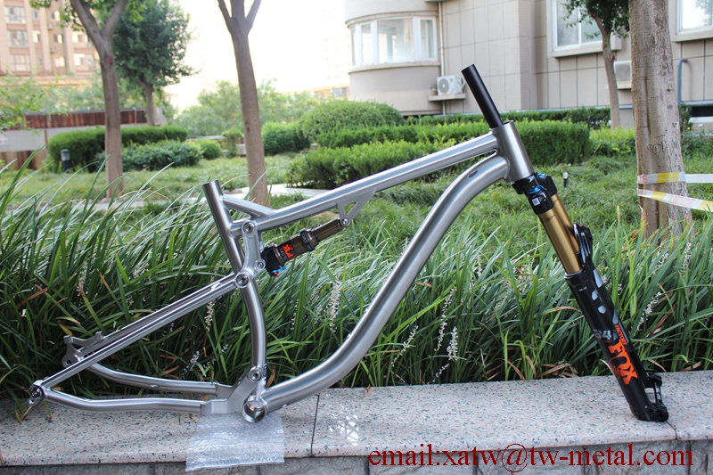 Ti Suspension Bike Frame UDH Thru Axle Dropout