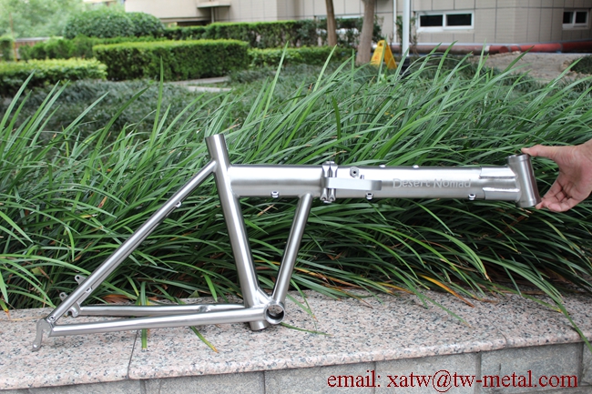 Ti folding bike frame08