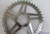 China made titanium oval shaped chain ring in 40T custom