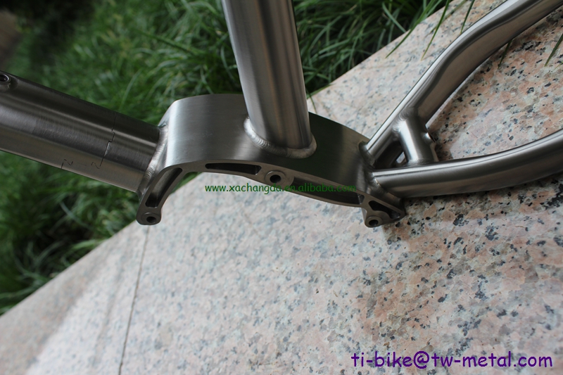 China Titanium Mtb Bike Frame with Pinion And Break Away Design