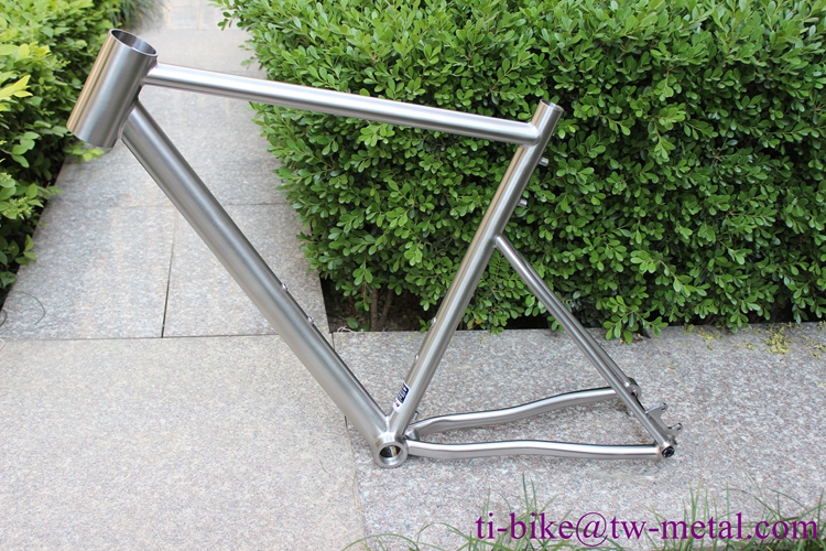 Titanium Triathlon Bike Frame with IS Brake