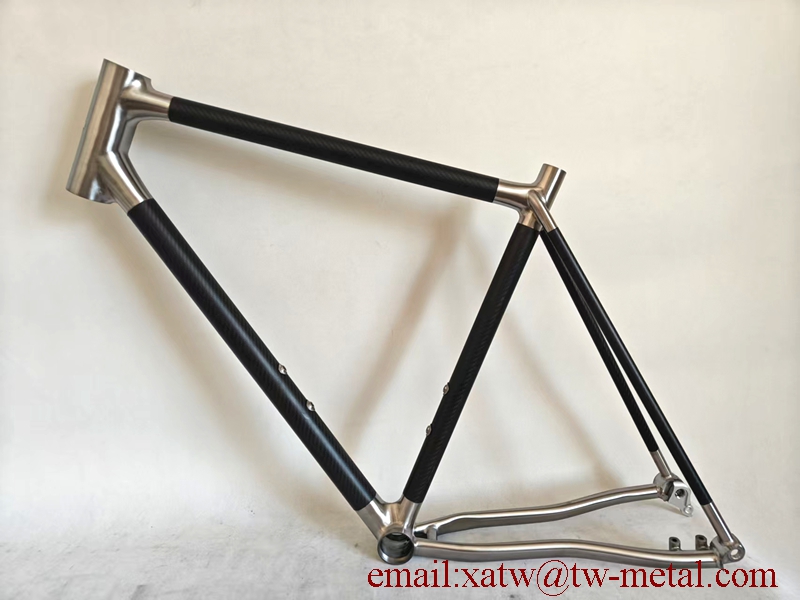 Ti & carbon bike frame13