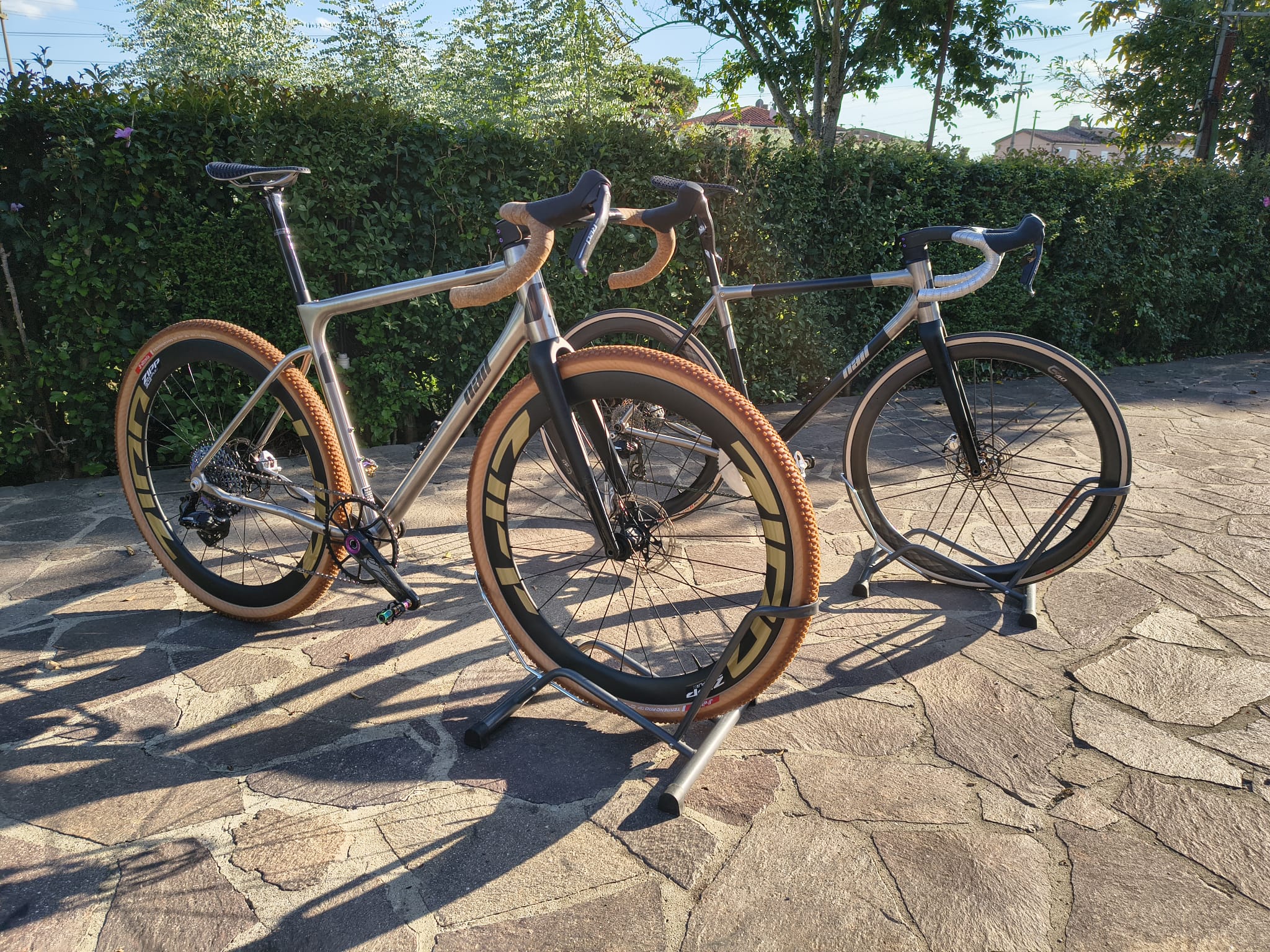 XACD titanium gravel bike frame & carbon 3D printing 