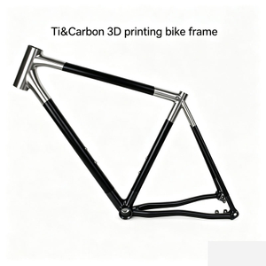 XACD titanium gravel bike frame & carbon 3D printing 
