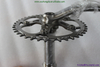 Custom Titanium Bicycle Cranks Set And Chain Rings