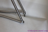 Titanium gravel bike frame with V brake