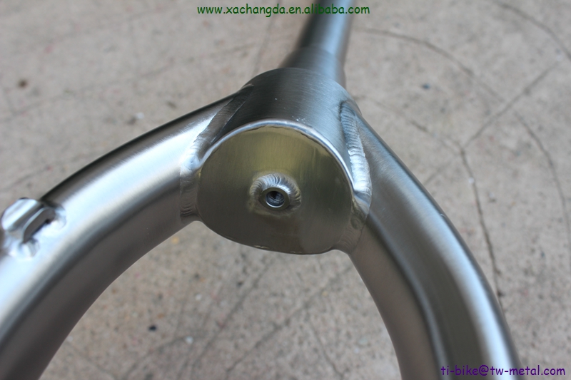 titanium CYC bike fork with post mouth brake