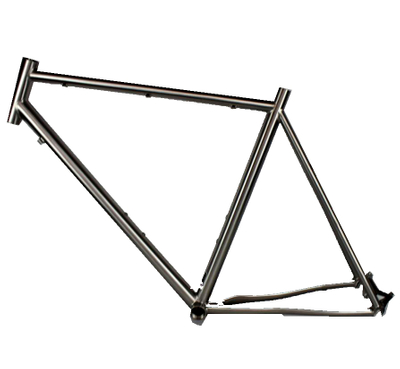 cheap and durable titanium MTB bike frame with 27.5 inch wheel