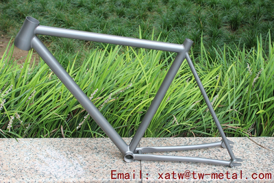 Titanium track bike frame