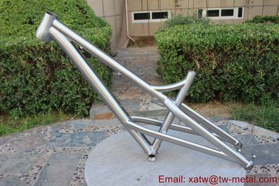 titanium hardtail bike frame