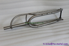 titanium truss fork with 180mm disc brake and 110MM axle design