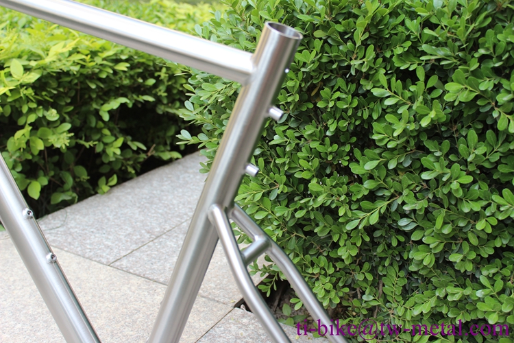 Titanium Triathlon Bike Frame with IS Brake