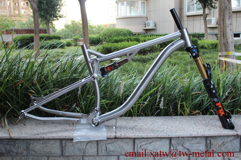 Ti Suspension Bike Frame UDH Thru Axle Dropout