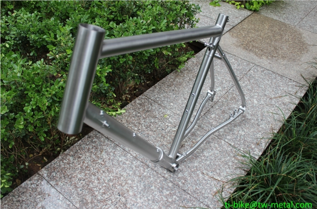 New Designed Titanium Cyclocross Bike Frame with Breakaway 