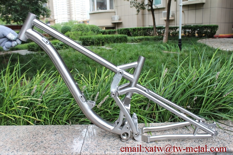 Ti suspension bike frames1