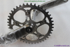 Custom Titanium Bicycle Cranks Set And Chain Rings