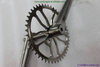 Titanium Bmx Cranks in 24 Dia with Spindel And Sprocket Custom