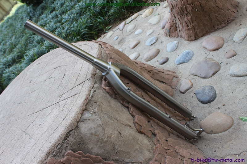 titanium CYC bike fork with post mouth brake