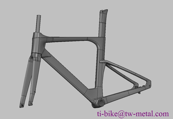 Titanium Full 3D Printing Bike Frame & Fork Set