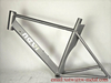 titanium TT bike frame water drop down tube