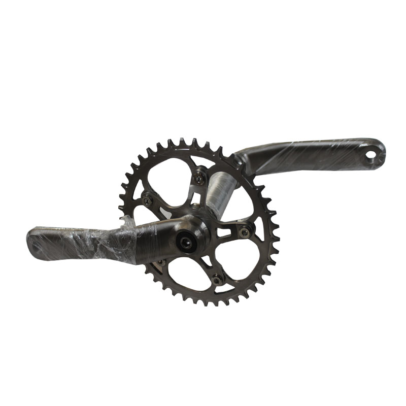 Custom Titanium Bicycle Cranks Set And Chain Rings